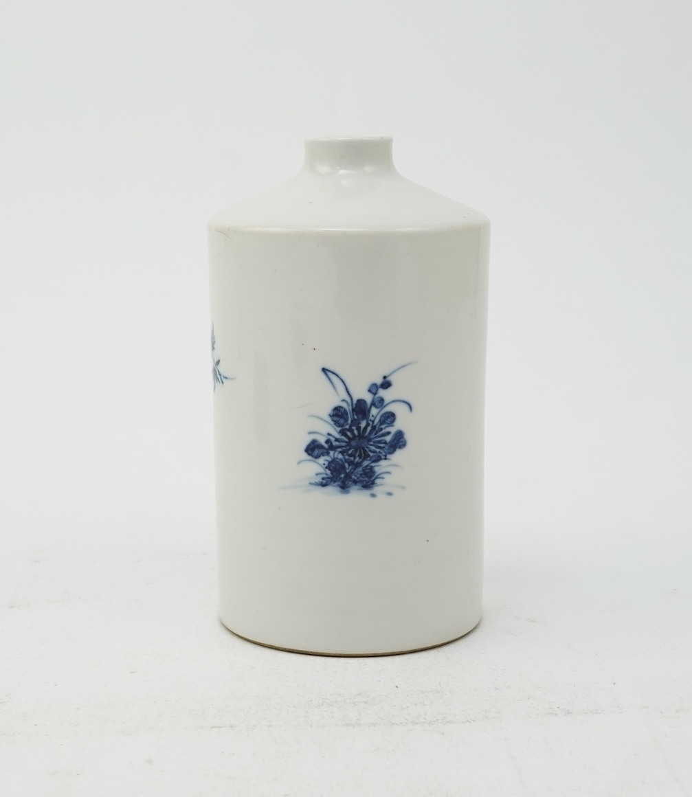 An unusual shape Chinese blue and white vase, 18th/19th century